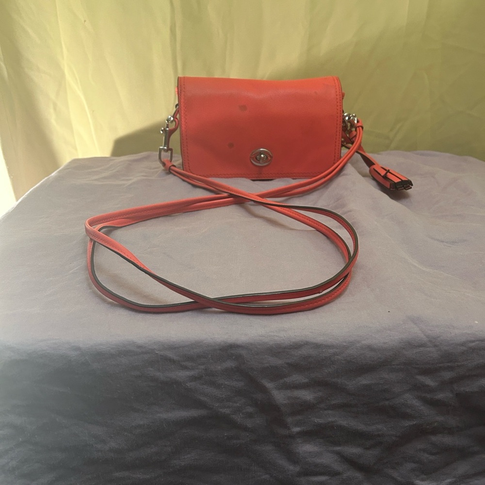 Coach Legacy Penny Red Crossbody Bag